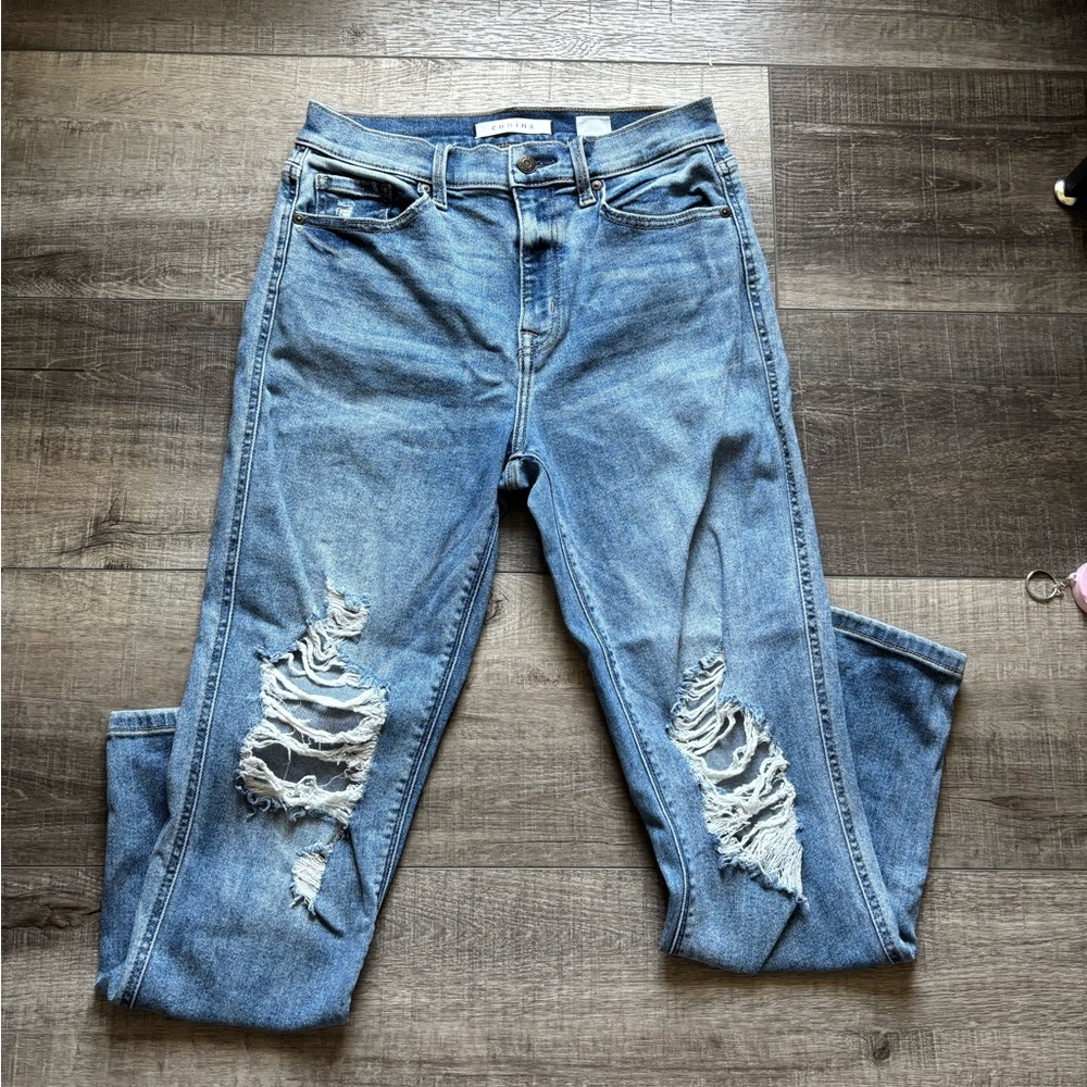Women’s Eunina Distressed Blue Jeans